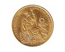20 Soles Peru Goldmünze Südamerika