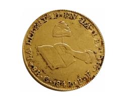 Mexiko 8 Escudos Goldmünze 1848