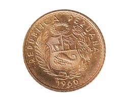 5 Soles Peru Goldmünze Südamerika