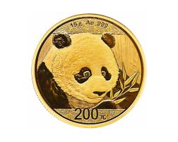 China Panda 2018 Goldpanda 500 Yuan