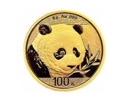 China Panda 2018 Goldpanda 100 Yuan