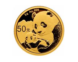China Panda 2019 Goldpanda 50 Yuan