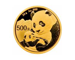 China Panda 2019 Goldpanda 500 Yuan