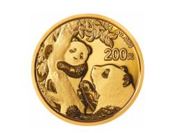China Panda 2021 Goldpanda 200 Yuan