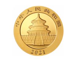 China Panda 2021 Goldpanda 500 Yuan