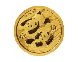 China Panda 2022 Goldpanda 10 Yuan