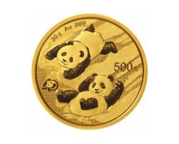 China Panda 2022 Goldpanda 500 Yuan