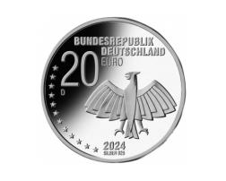 20 Euro Silber Gedenkmünze PP 2024 Erich Kästner