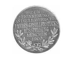 Silber Medaille Bayern München Stadt 1903