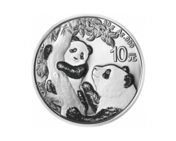China Panda 1 Kilo 2021 Silberpanda 300 Yuan