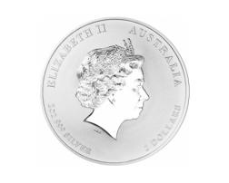 Lunar II Silbermünze Australien Pferd 2 Unzen 2014 Perth Mint