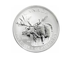 Elch 2012 1 Unze Silber Kanada Wildlife Serie