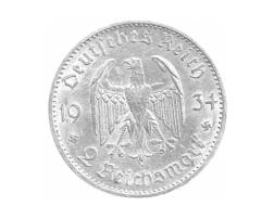 Garnisonskirche mit Datum 2 Reichsmark Silbermünze