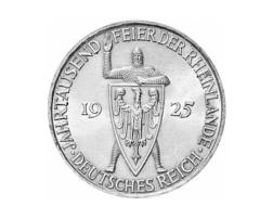Jaeger 322 Weimarer Republik 5 Reichsmark Rheinlande 1925