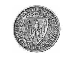 Jaeger 325 Weimarer Republik 3 Reichsmark Bremerhaven 1927