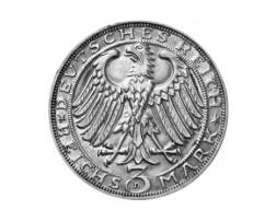 Jaeger 332 Weimarer Republik 3 Reichsmark Albrecht Dürer 1928