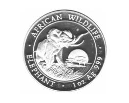 Somalia Elefant 1 Unze 2009