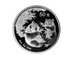 China Panda 5 Unzen 2006 Silberpanda 50 Yuan