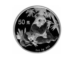 China Panda 5 Unzen 2007 Silberpanda 50 Yuan