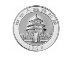 China Panda 5 Unzen 1996 Silberpanda 50 Yuan