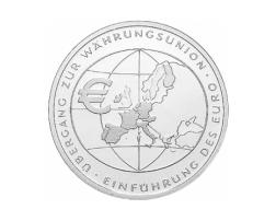 10 Euro Silber Gedenkmünze ST 2002 Einführung des Euro