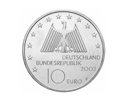 10 Euro Silber ST 2003 Industrielandschaft Ruhrgebiet