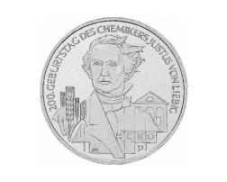 10 Euro Silber Gedenkmünze PP 2003 Justus Liebig