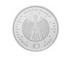 10 Euro Silber PP 2004 Fussball WM Deutschland