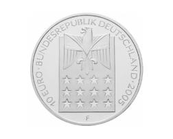 10 Euro Silber Gedenkmünze ST 2005 Bertha Suttner