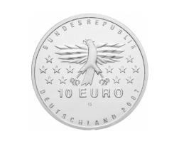 10 Euro Silber Gedenkmünze ST 2007 Saarland