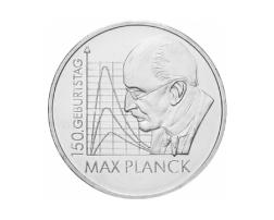 10 Euro Silber Gedenkmünze PP 2008 Max Planck