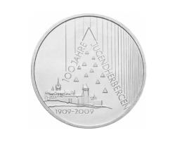 10 Euro Silber Gedenkmünze ST 2009 Jugendherbergen