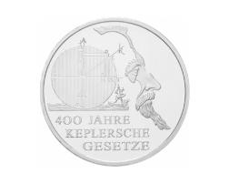 10 Euro Silber Gedenkmünze ST 2009 Kepler