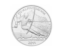 10 Euro Silber Gedenkmünze PP 2010 Ski WM