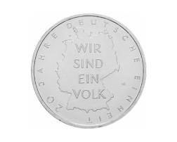 10 Euro Silber Gedenkmünze ST 2010 Deutsche Einheit