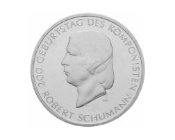 10 Euro Silber Gedenkmünze ST 2010 Robert Schumann