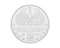 10 Euro Silber Gedenkmünze PP 2011 Hamburger Elbtunnel