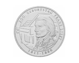 10 Euro Silber Gedenkmünze PP 2011 Franz Liszt