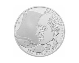 10 Euro Silber Gedenkmünze PP 2012 Gerhart Hauptmann