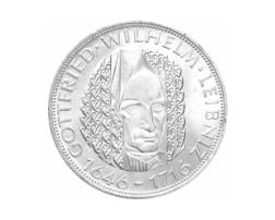 5 DM Silber Gedenkmünze Wilhelm Leibniz 1967