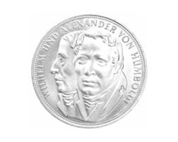 5 DM Silber Gedenkmünze Alexander von Humboldt 1967