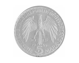 5 DM Silber Gedenkmünze Gerhard Mercator 1970