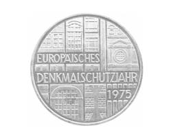 5 DM Silber Gedenkmünze Denkmalschutzjahr 1975