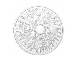 10 DM Silber Gedenkmünze 40 Jahre Bundesrepublik 1989