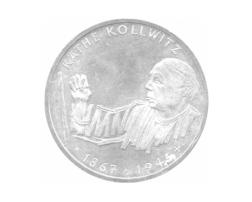10 DM Silber Gedenkmünze Käthe Kollwitz 1992
