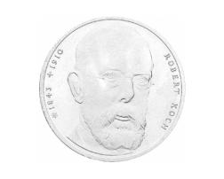10 DM Silber Gedenkmünze Robert Koch 1994