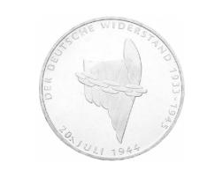 10 DM Silber Gedenkmünze Jahrestag des Widerstand 1994