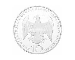10 DM Silber Gedenkmünze Jahrestag des Widerstand 1994