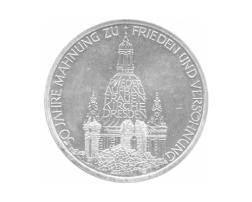 10 DM Silber Gedenkmünze Frauenkirche Dresden 1995