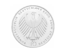 10 DM Silber Gedenkmünze Expo 2000 Hannover 2000